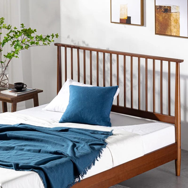 Kilgo Solid Wood Bed Frame with Spindled Headboard