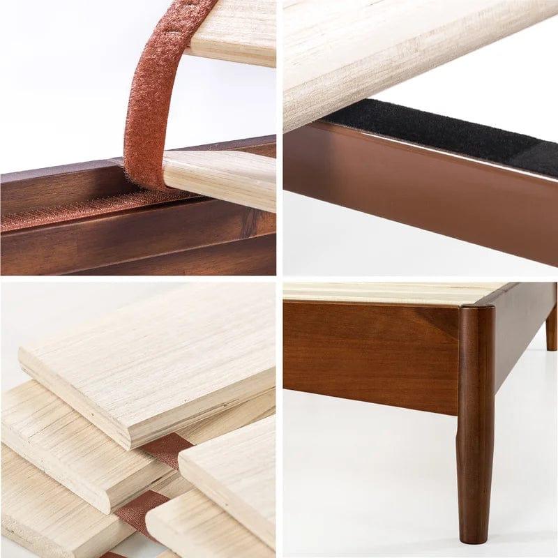 Kilgo Solid Wood Bed Frame with Spindled Headboard - Ouch Cart