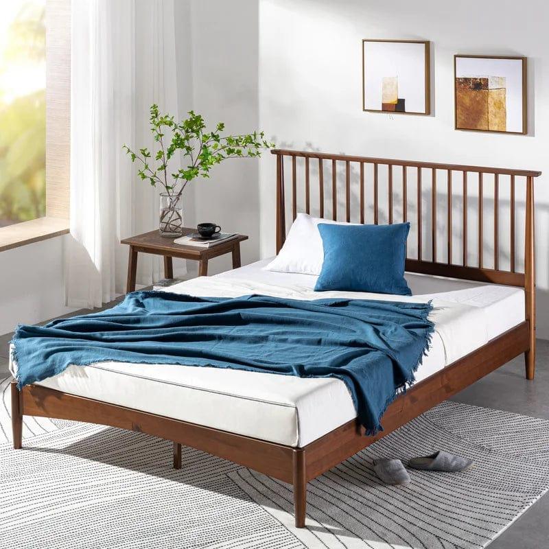 Kilgo Solid Wood Bed Frame with Spindled Headboard - Ouch Cart