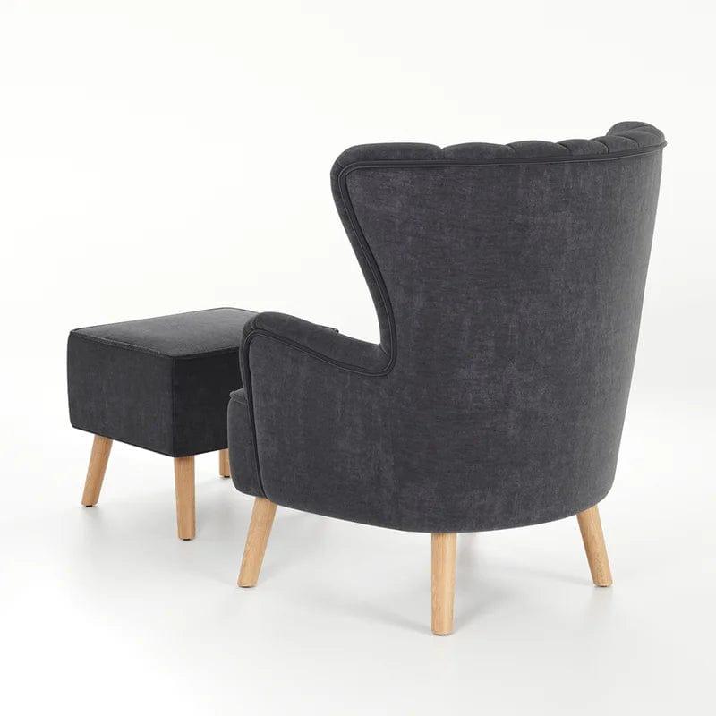 Kiro Upholstered Wingback Chair - Ouch Cart | Armchair