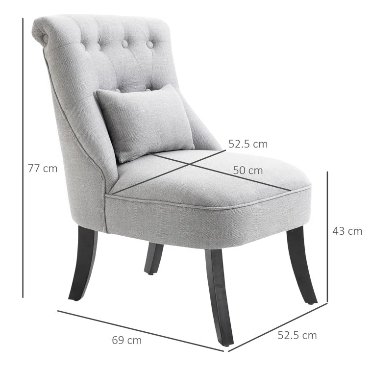 Kiyohisa Wide Tufted Lounge Chair
