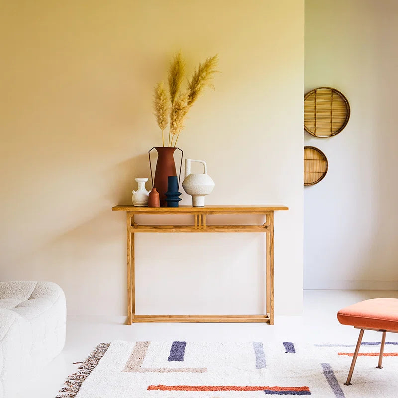 Takumi Solid Wood Console Table Ouch Cart