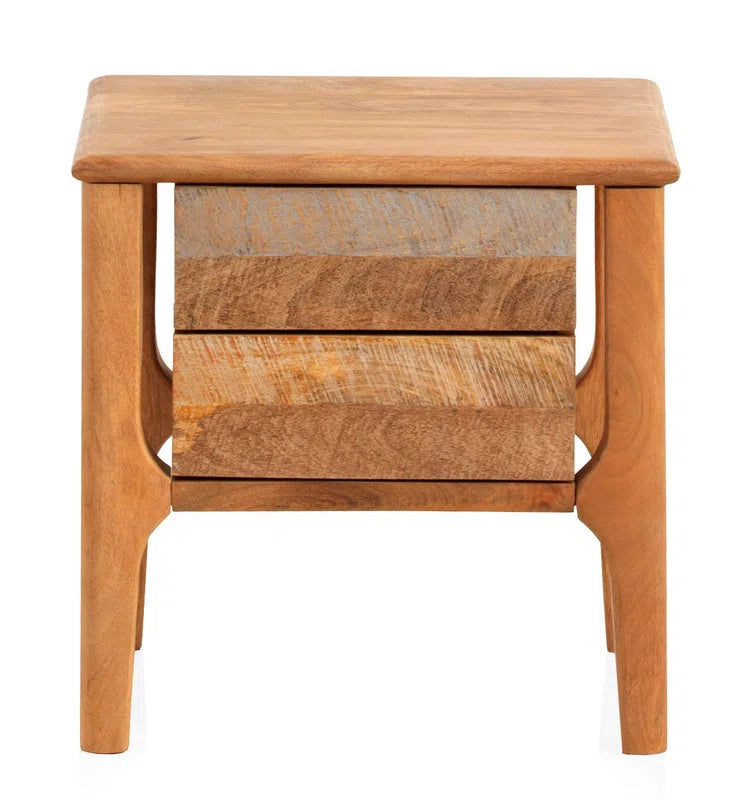 Nova Solid Wood Bedside Table Ouch Cart