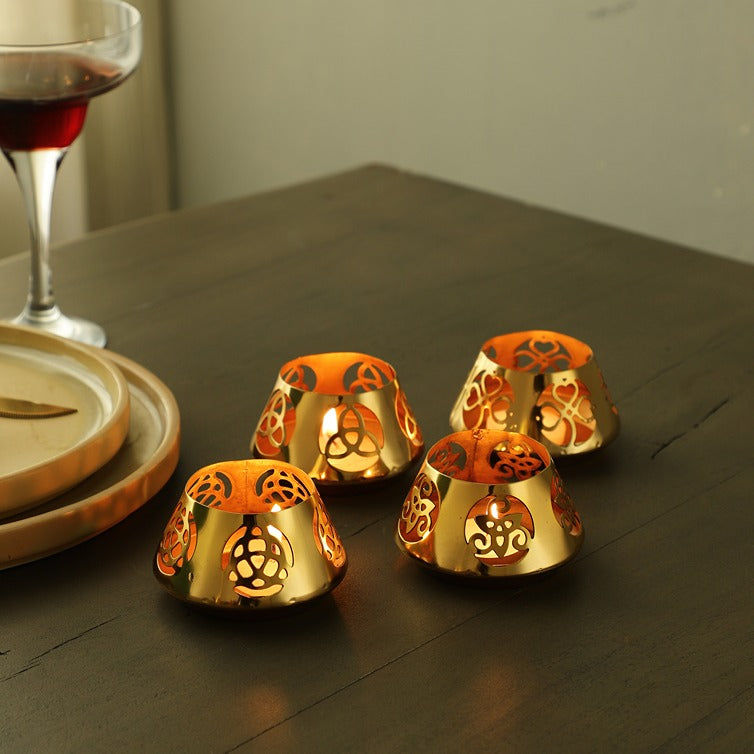 Sharingan T light Holder gold - OUCHCART |