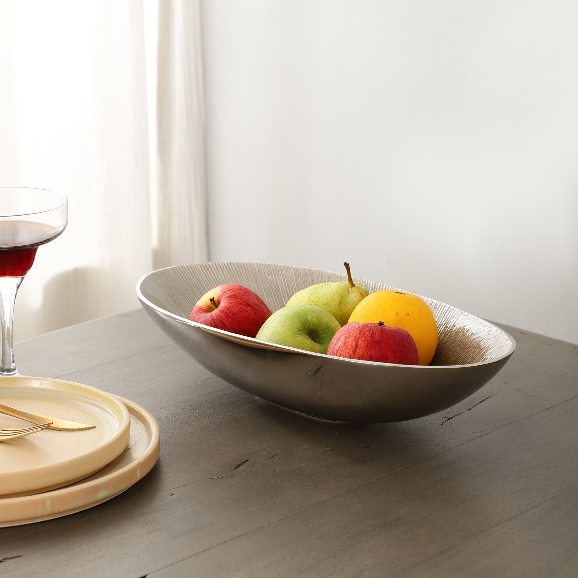 The Shining Silver Accent Bowl M.M.I. OVERSEAS