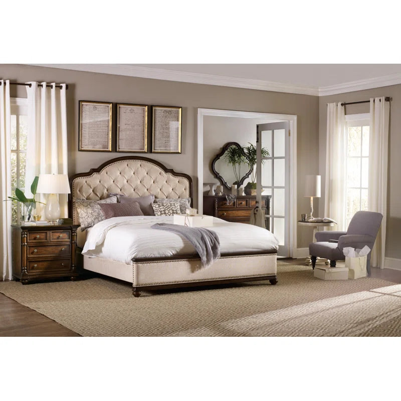 Leesburg King Upholstered Bed OUCH CART