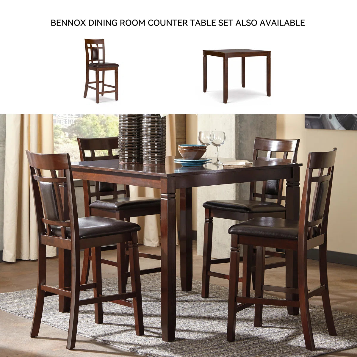 Leger 6 Piece Dining Set OUCH CART