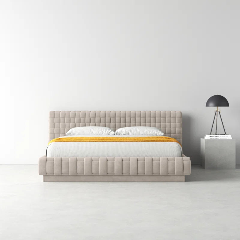 Livia Upholstered Platform Bed OUCH CART