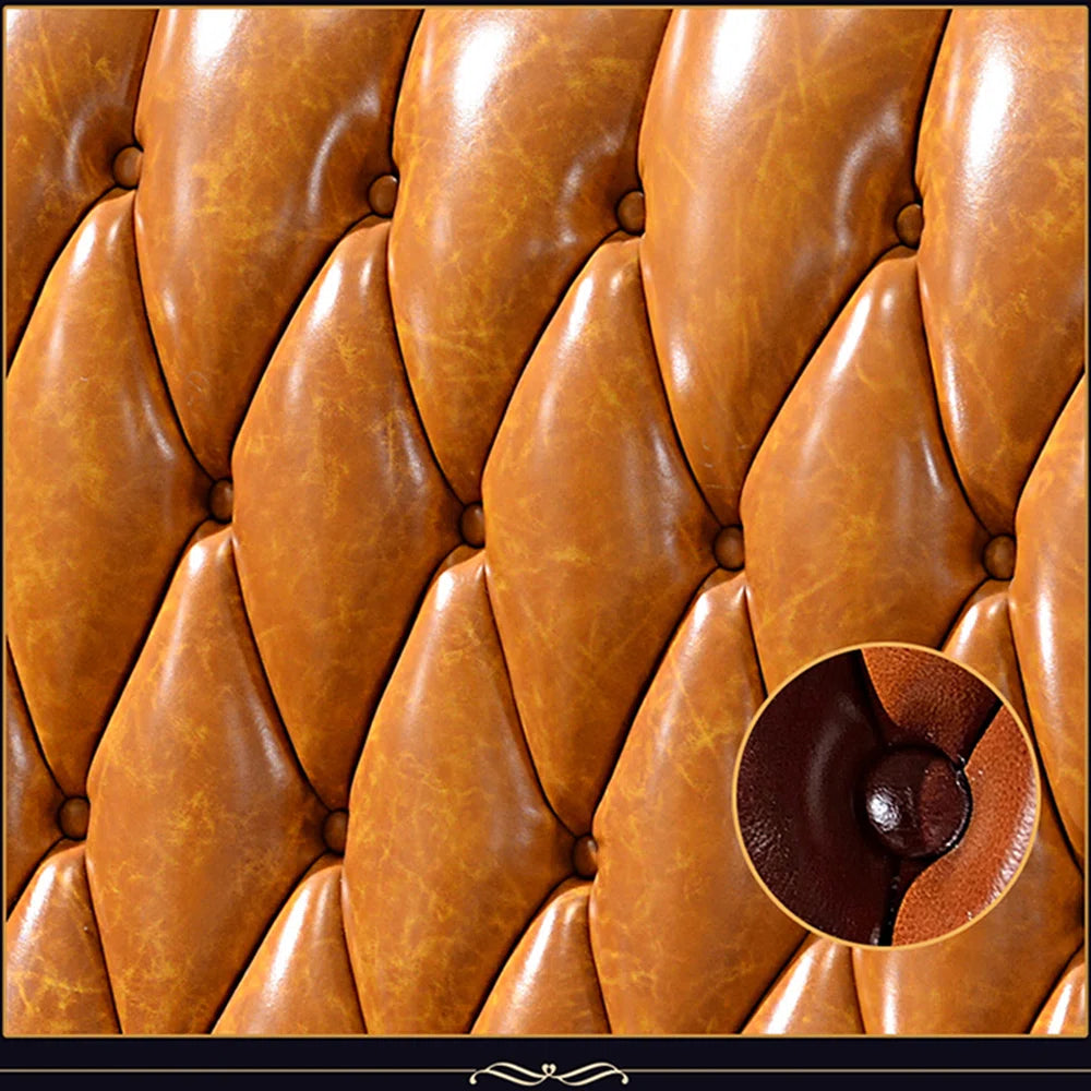 Living Room European Style Solid Wood Carving Sofa Set