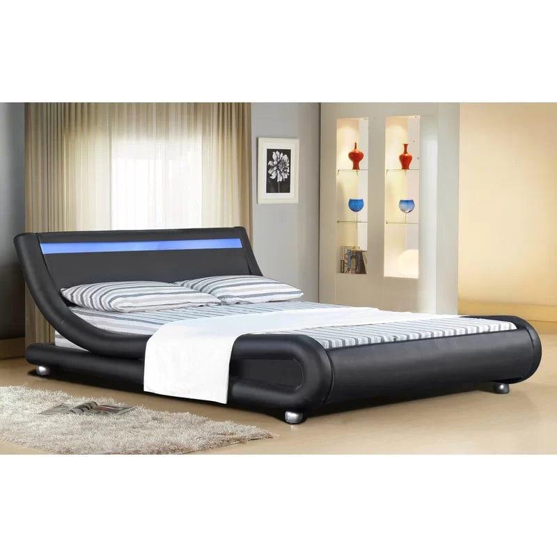 Lollar Upholstered Bed Frame - Ouch Cart