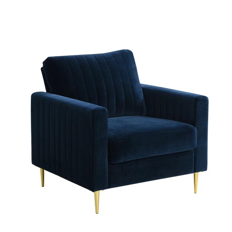 Lotsee Velvet Armchair - Ouch Cart
