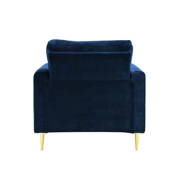 Lotsee Velvet Armchair - Ouch Cart