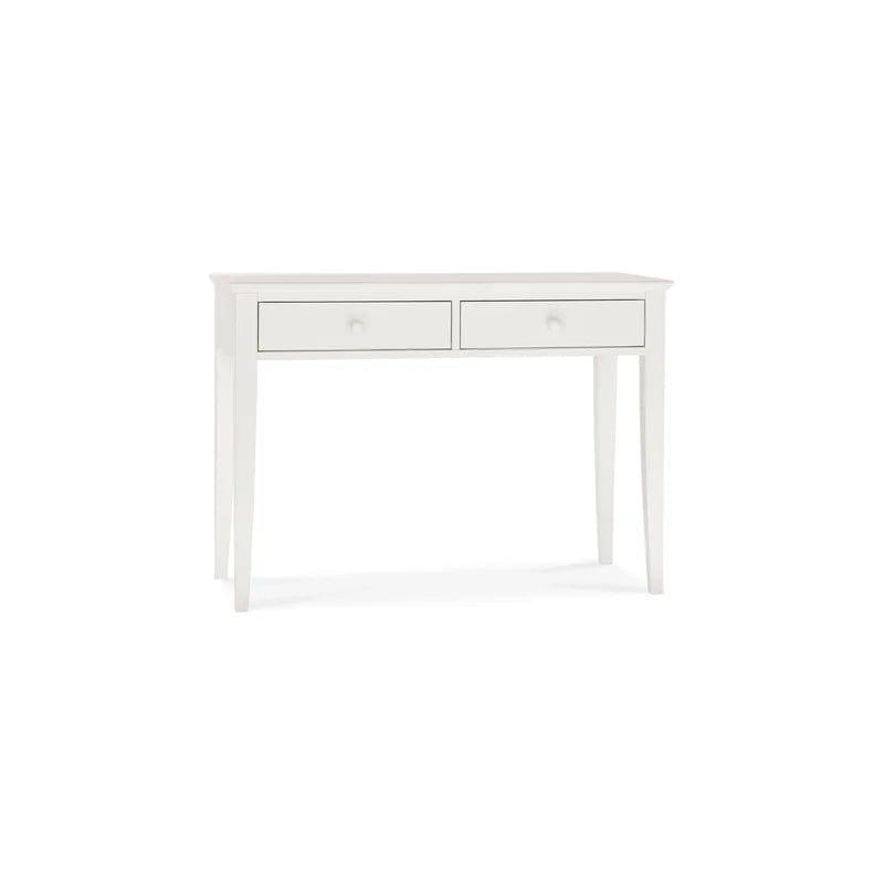 Vanity Set with Mirror, 2 Drawers, Makeup Dressing Table with Stool, Dressing Table for Woman Girls Bedroom (White) (Dressing Table Set) - Ouch Cart
