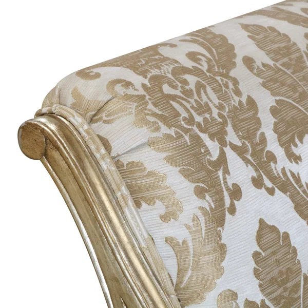 Ouch Cart Louis XVI Versailles Accent Chair in Antique Silver Finish OUCH CART