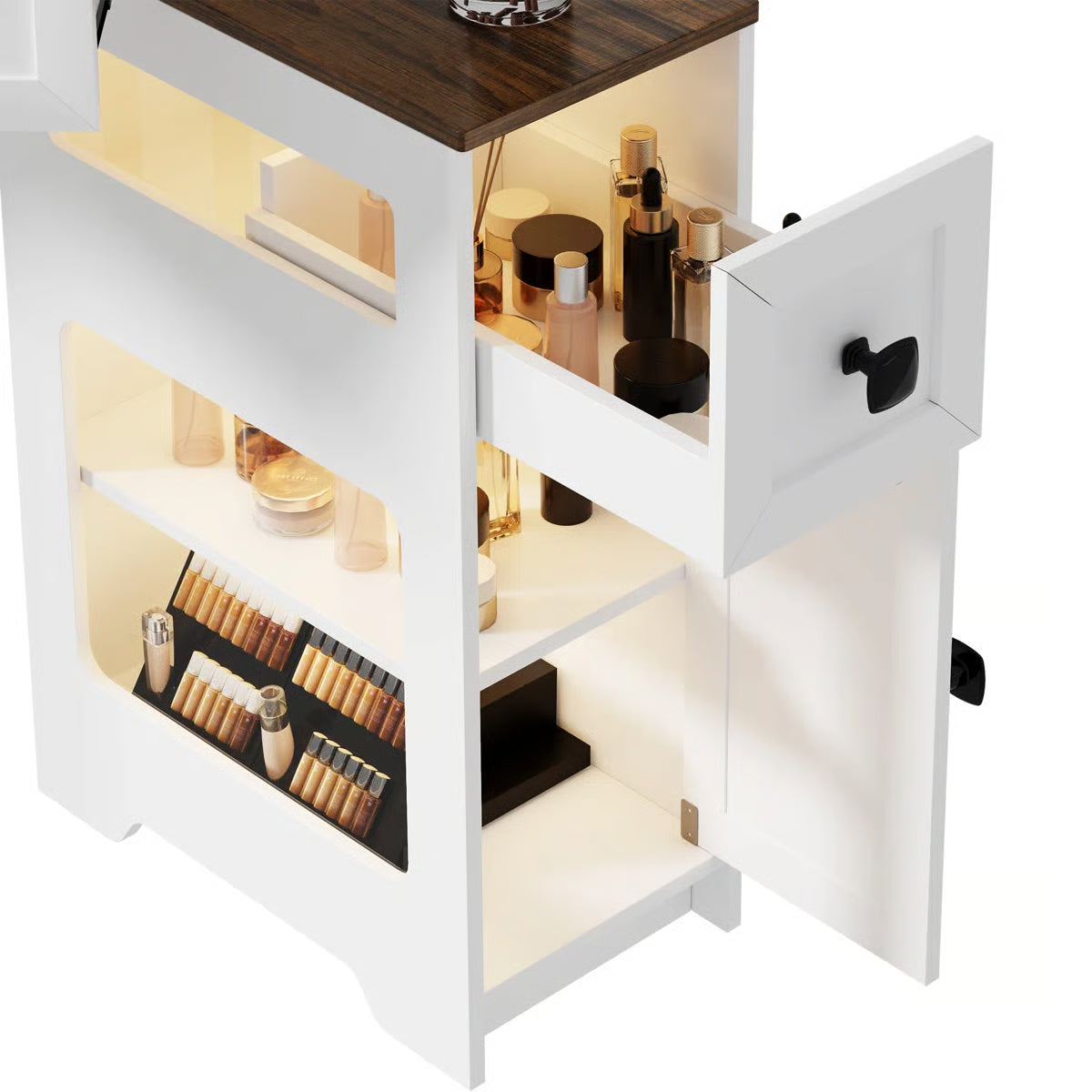 Machalik Corner Makeup Vanity With Mirror- OUCH CART |Dressing table