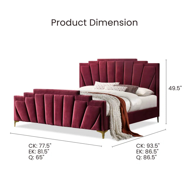Magalyn Upholstered Platform Bed OUCH CART