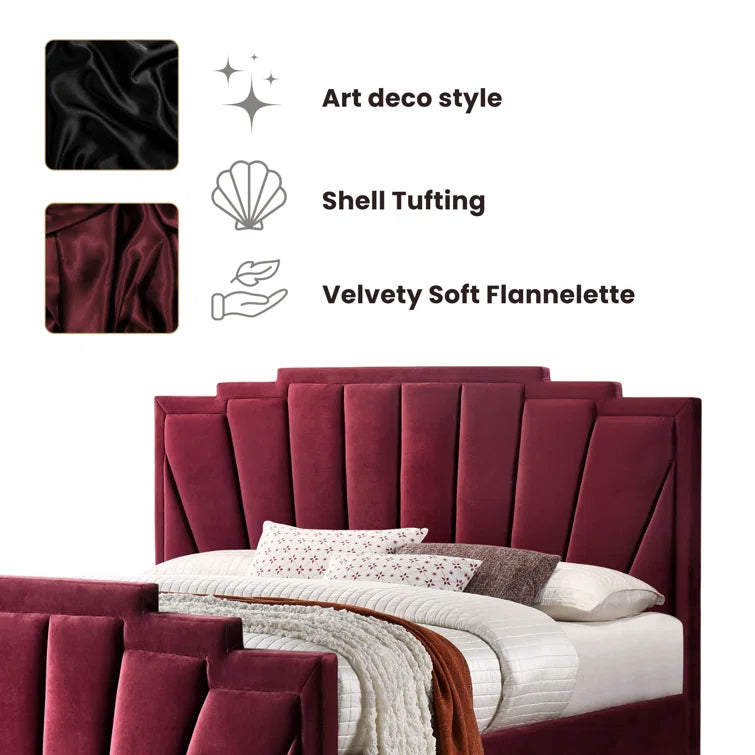 Magalyn Upholstered Platform Bed OUCH CART