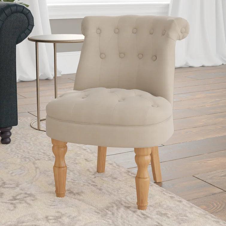 Magdalena Upholstered Slipper Chair - Ouch Cart