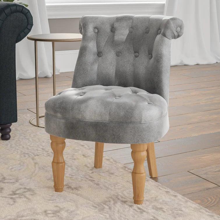 Magdalena Upholstered Slipper Chair - Ouch Cart