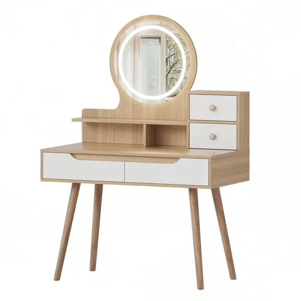 Makeup Vanity Desk – 4 Drawers & 3 Shelves