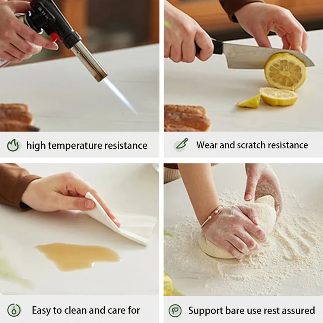 4-Drawer Makeup Vanity Table with LED Mirror & Power Charging Outlet