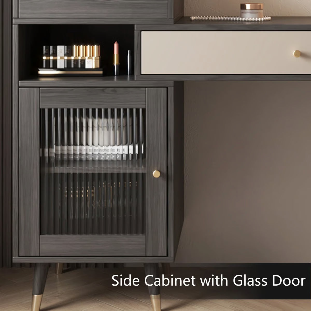 Elegant Makeup Vanity – Dressing Table with Mirror for Home & Apartment -OUCH CART |Dressing table