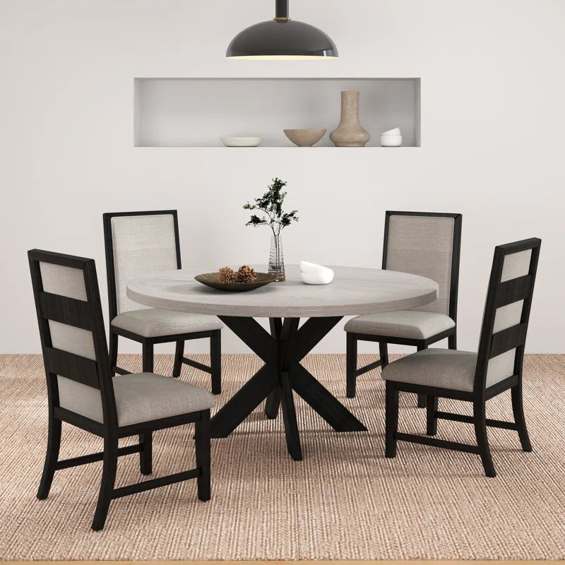 5 - Piece Pedestal Dining Set Ouch Cart