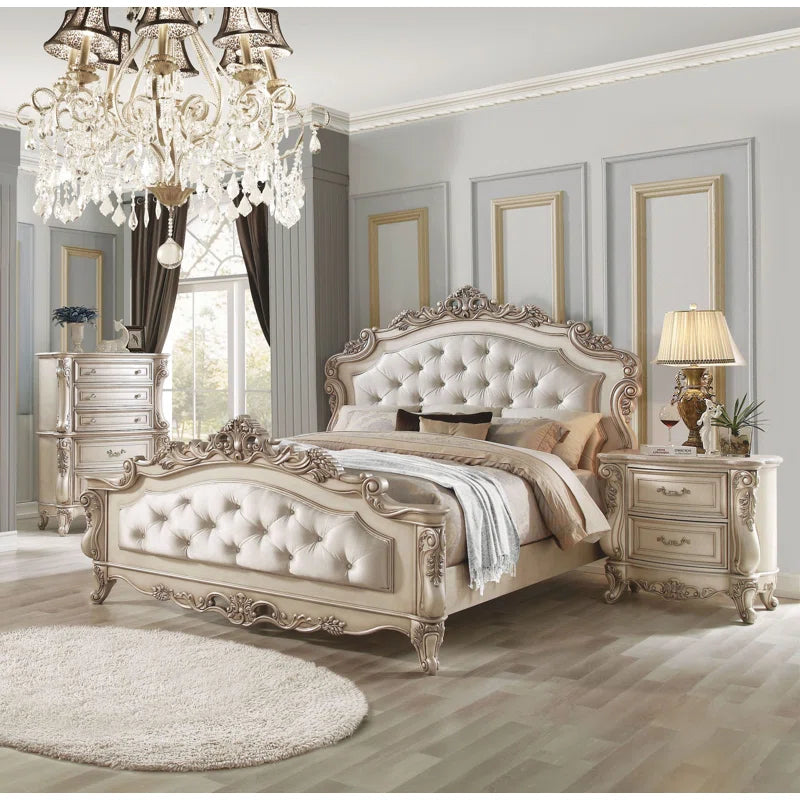 Malenda Upholstered Standard Bed Ouch Cart