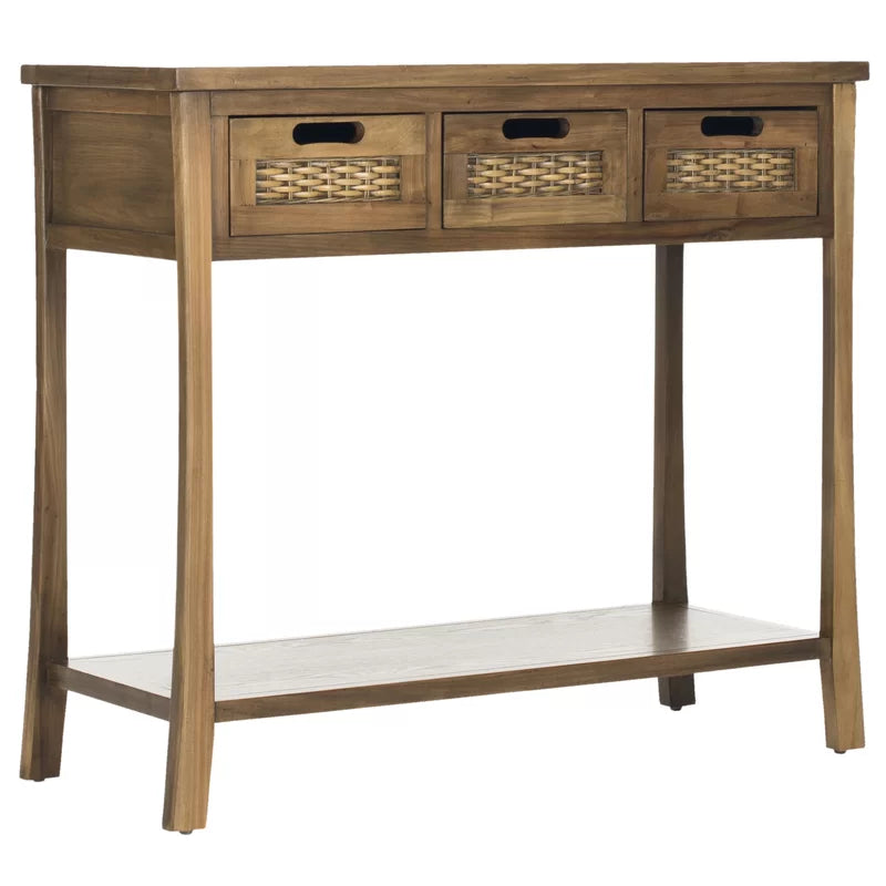 Ronald Solid Wood Console Table Ouch Cart