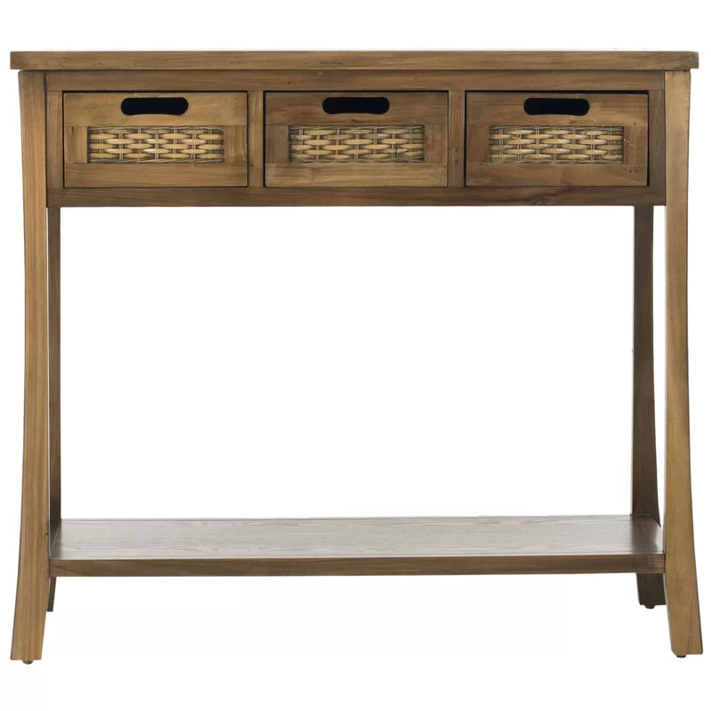 Ronald Solid Wood Console Table Ouch Cart