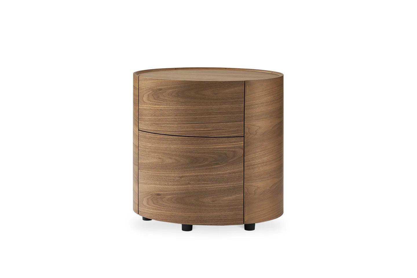 Bentwood with Walnut Veneer Mika Side Table - Ouch Cart