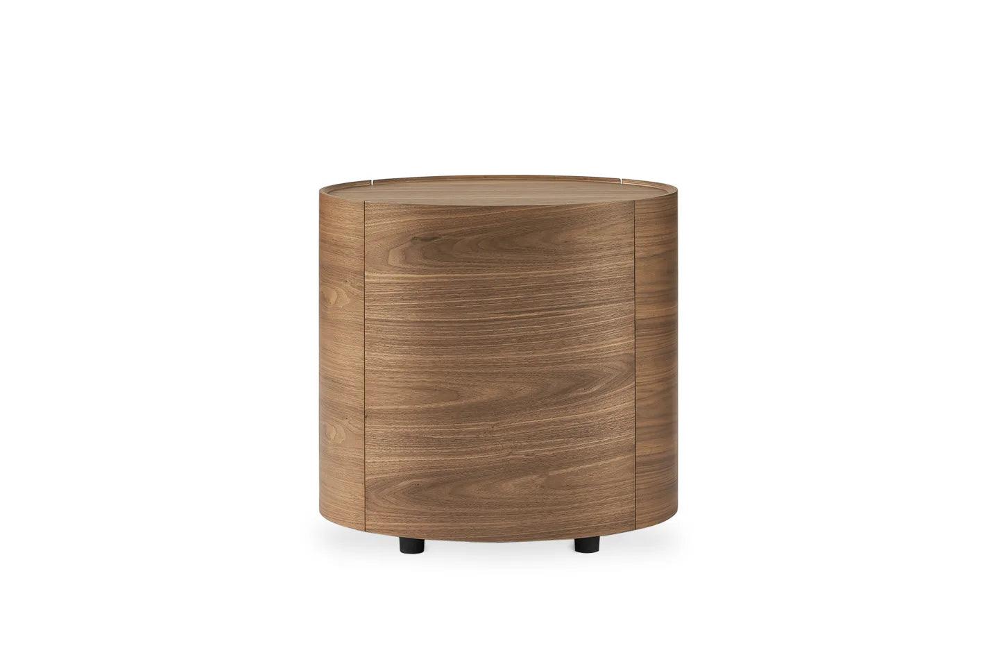 Bentwood with Walnut Veneer Mika Side Table - Ouch Cart