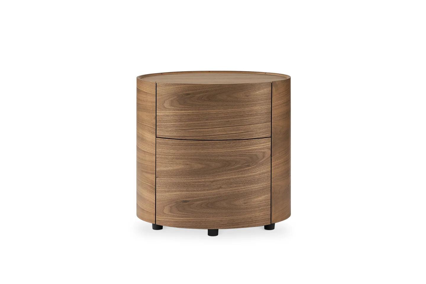 Bentwood with Walnut Veneer Mika Side Table - Ouch Cart