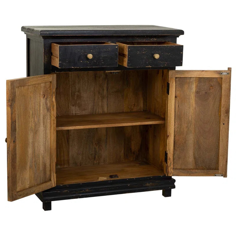 Yu Solid Wood Console Table Ouch Cart