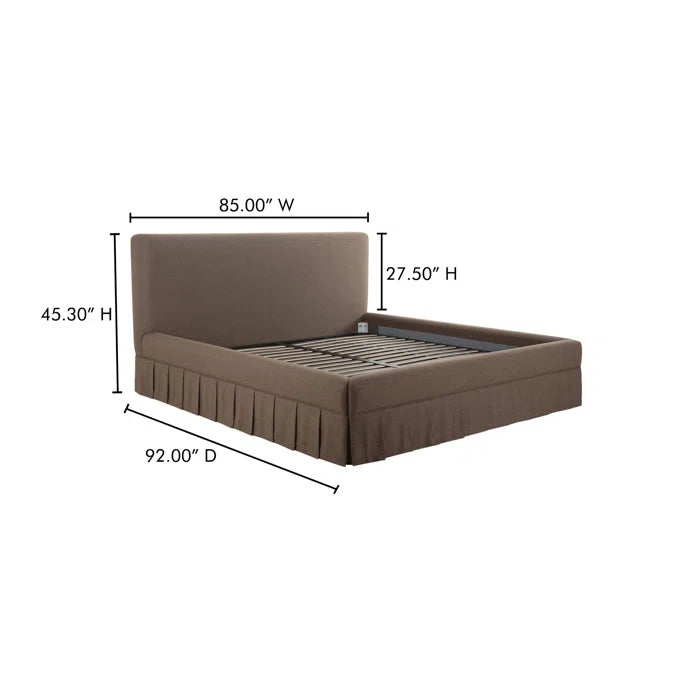Milo Upholstered Bed OUCH CART