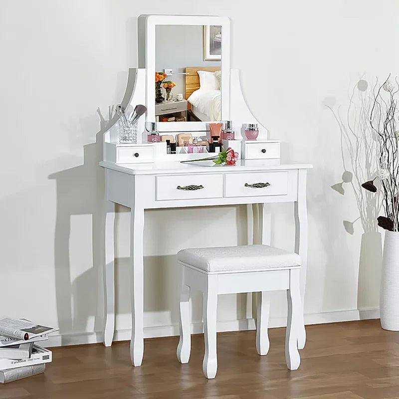 Jorge Dressing Table with Mirror - Ouch Cart