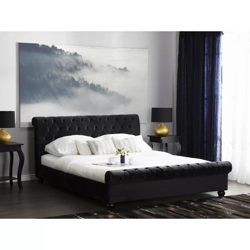 Mitzi Upholstered Bed Frame - Ouch Cart