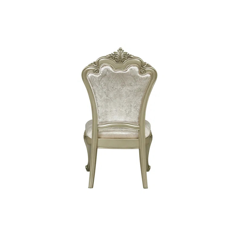 Monique 5-Piece Solid Wood Dining Set in Champagne OUCH CART