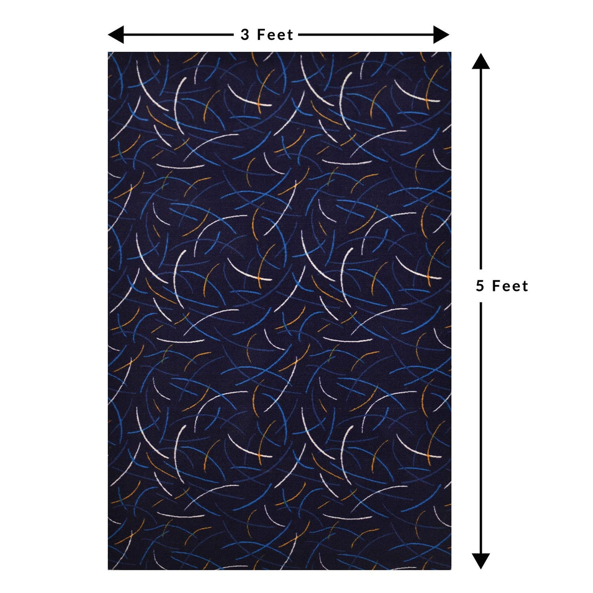 Saraswati Global Luxury Premium Rug Hand-Woven Area Rug, Anti-Slip Backing Carpet 3x5 Feet Saraswati Global
