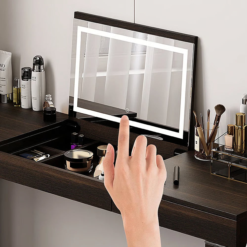 Naithain Dressing Table – Modern Makeup Vanity with Drawers