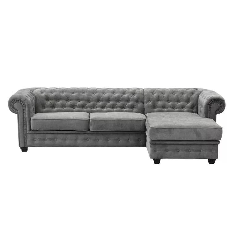 Nealy 2 - Piece Upholstered Corner Sofa - Ouch Cart