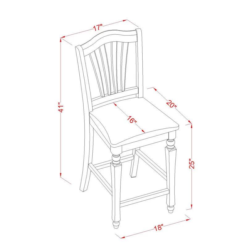 Solid Wood Dining Set - Ouch Cart