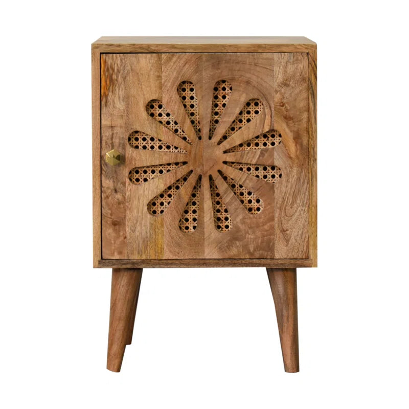 Theodore Bedside Table: Timeless Elegance with Functional Storage for Your Bedroom" Ouch Cart