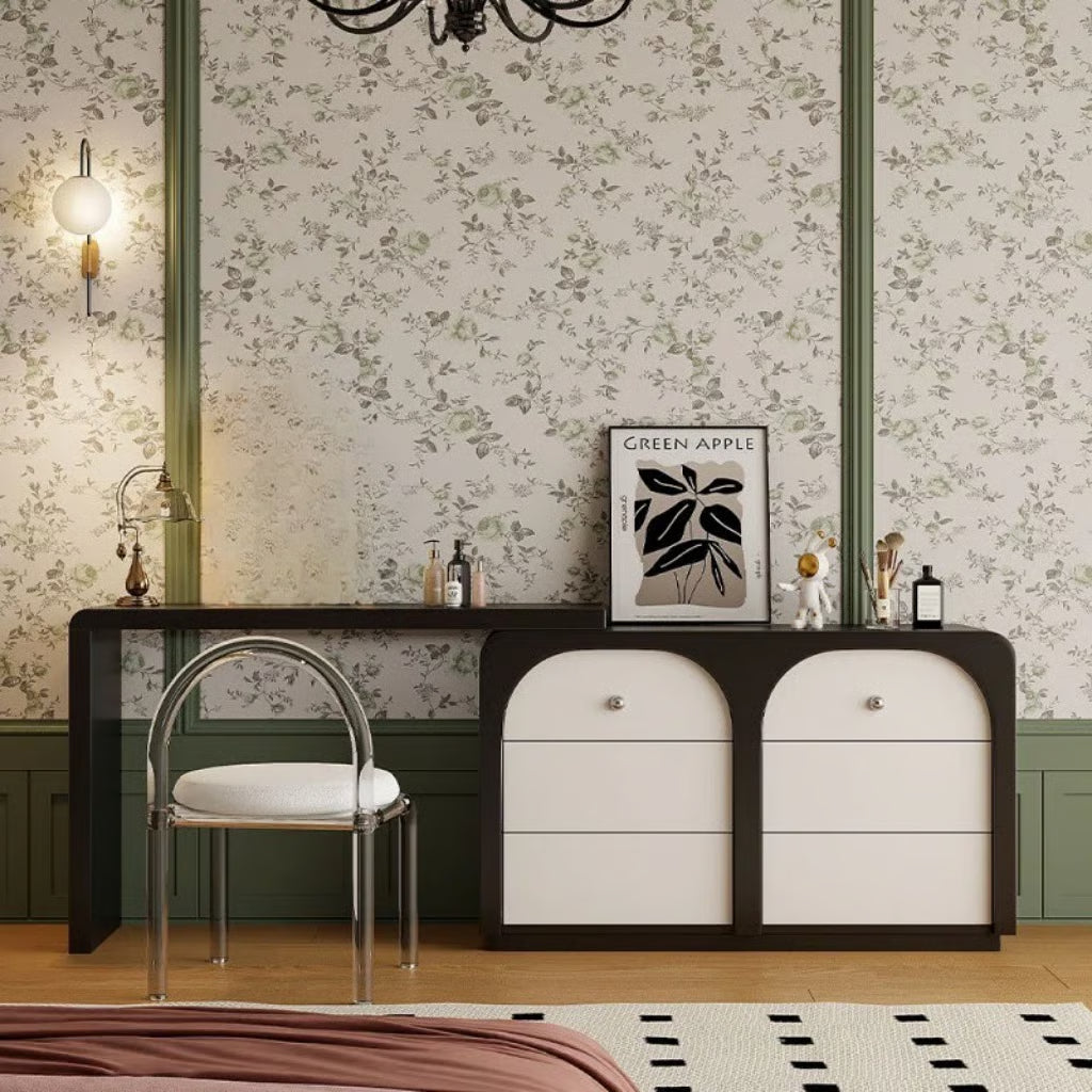 Modern Nolwen Makeup Vanity Desk – Elegant Bedroom Furniture