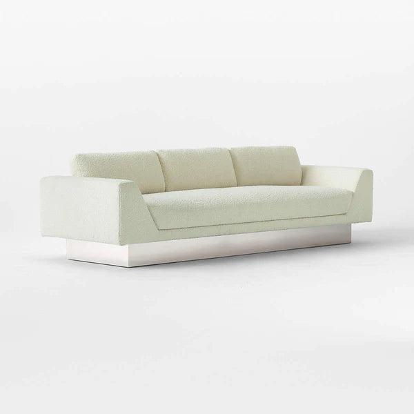 Ryan CREAM BOUCLE SOFA - Ouch Cart