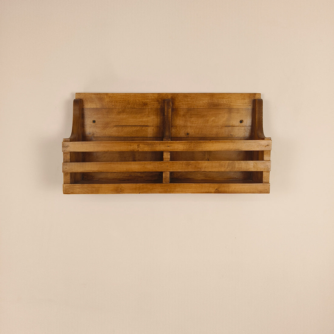 Norita Wooden Wall Shelf Organiser with Key Holders-OUCH CART | Wall hanging