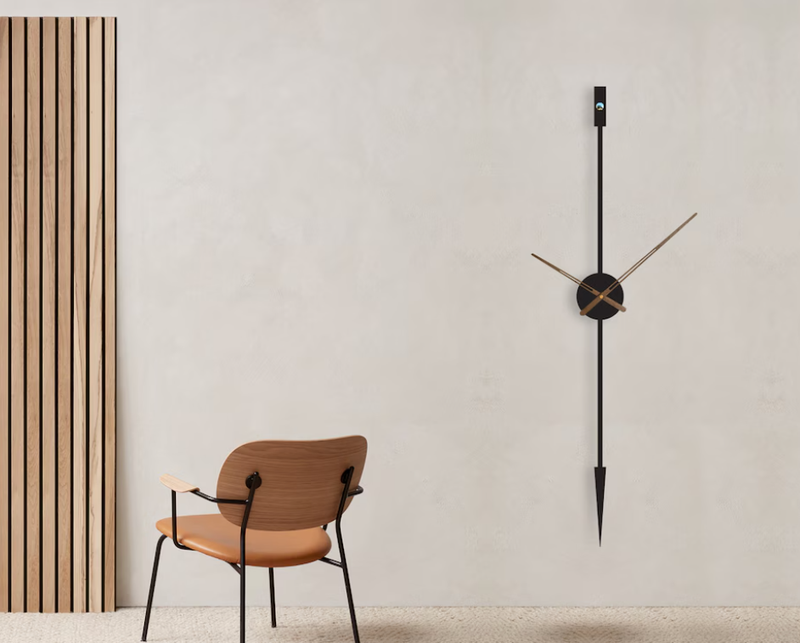 pipe noob black wallclock N.R.HOMESDECOR