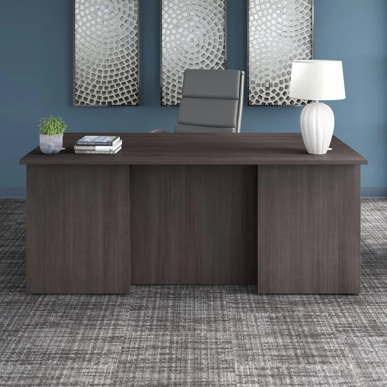 Premium 72" Executive Writing Desk with Ample Storage & Sleek Design Ouch Cart