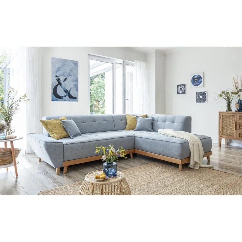Oldany Upholstered Reclining Corner Sofa Chaise - Ouch Cart