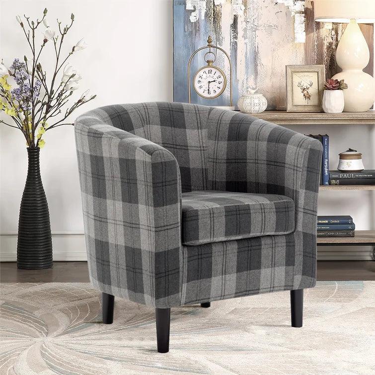 Oldfield Upholstered Barrel Chair - Ouch Cart